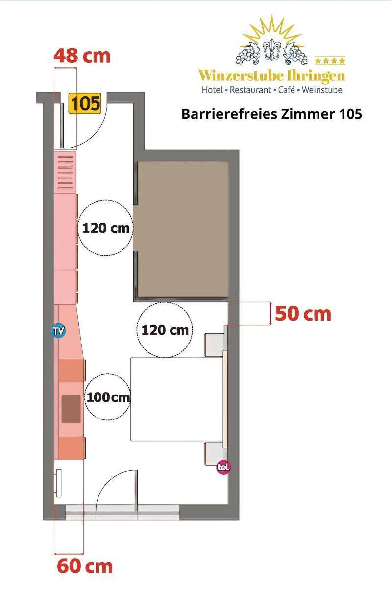 Hotel Winzerstube Ihringen Eksteriør billede